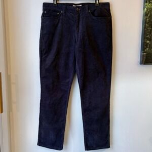 Weatherproof Corduroy 5 Pocket Pants Men's Brown 34 X 30 Straight Leg Classic